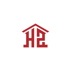 Fototapeta premium H2 LOGO REAL ESTATE