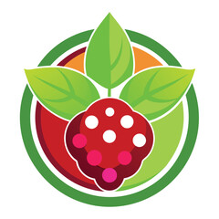 Hand-drawn cartoon depiction of blueberries.
