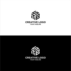 creative letter TSB  logo design vector