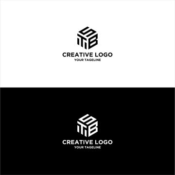 creative letter TSB  logo design vector