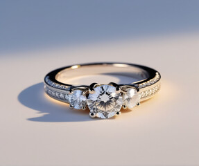 ring with diamonds