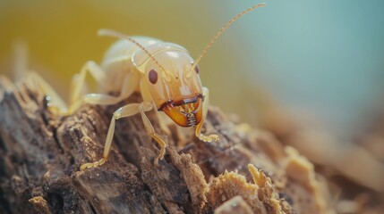 Termite on decaying wood