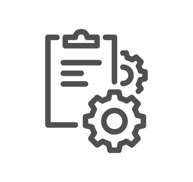 recommend clip art: Clipboard related icon outline and linear vector.	
                    