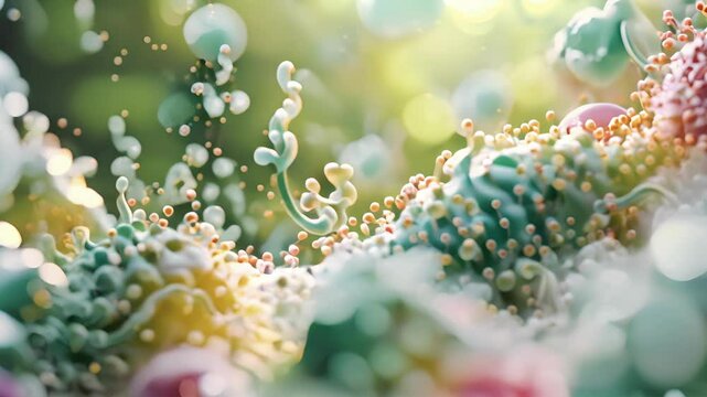 The binding of a bacterial molecule to a TLR triggering a cascade of immune responses.