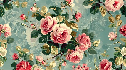 floral wallpaper background