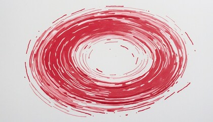 Grunge hand-drawn sticker icons with vibrant red wax crayon hatching, isolated on a white background with clipping path