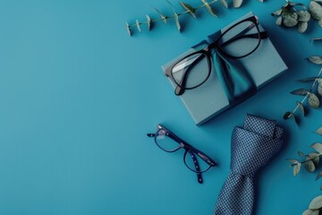 Tie, Glasses, and Gift