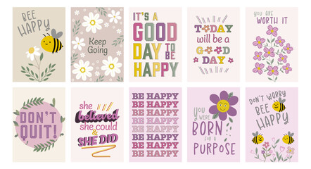 A4 Positive affirmation posters collection, positive affirmation cards. Positive affirmation wall art, A4 wall art, motivational posters. Inspirational sayings, printable art, 10 pack bundle