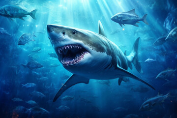 Naklejka premium shark