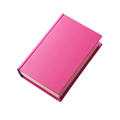 Pink book Isolated on transparent background