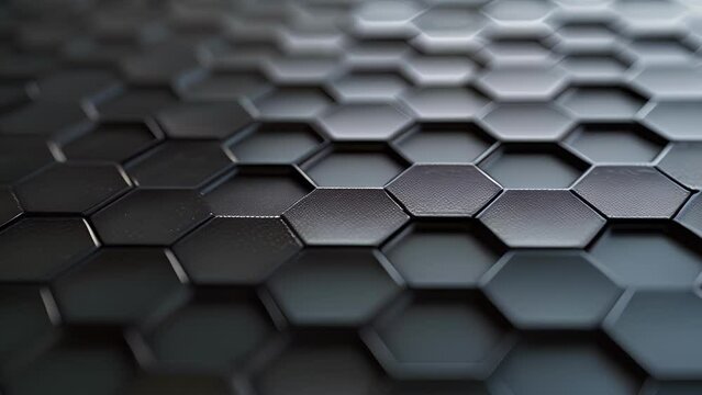 A subtle hexagonal pattern on a pliable screen providing a sy yet flexible display surface.