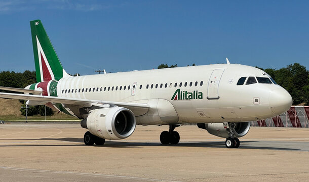 Alitalia ITA Airways Airbus A319 Aircraft 