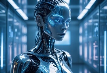 Artificial intelligence woman 