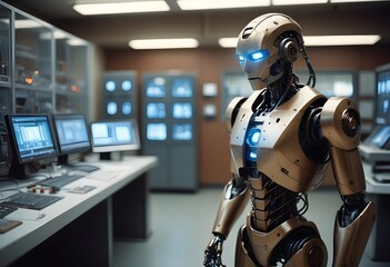 Artificial intelligence woman 