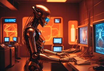 Artificial intelligence woman 