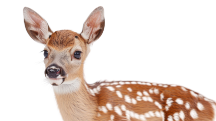 Little deer, baby, bambi on transparent background