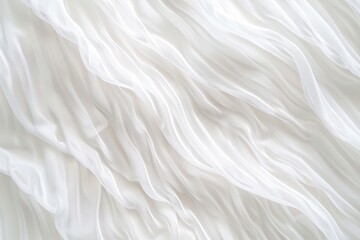 Obraz premium White Fabric Close Up