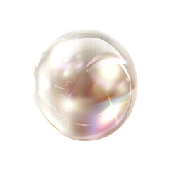 Pearl isolated on transparent background remove png, Clipping Path