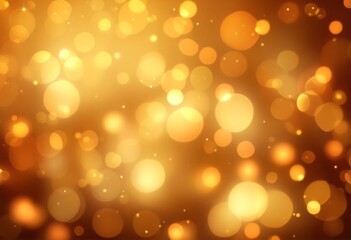 Obraz premium Ethereal Red and Gold Bokeh Background with Glittering Particles