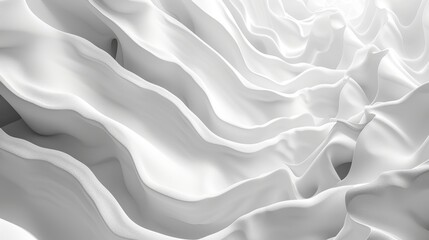 Obraz premium Light white abstract background with shadows, displaying minimalist design with copy space