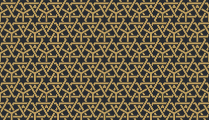 Seamless geometric pattern in authentic arabian style.