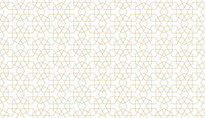 Seamless geometric pattern in authentic arabian style.