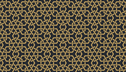 Seamless geometric pattern in authentic arabian style.