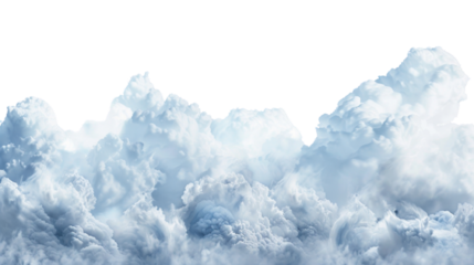 Clouds on transparent background