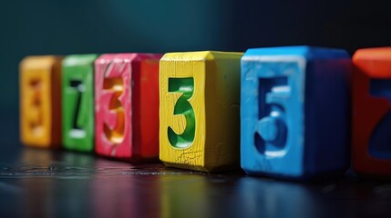 Colorful Number Block
