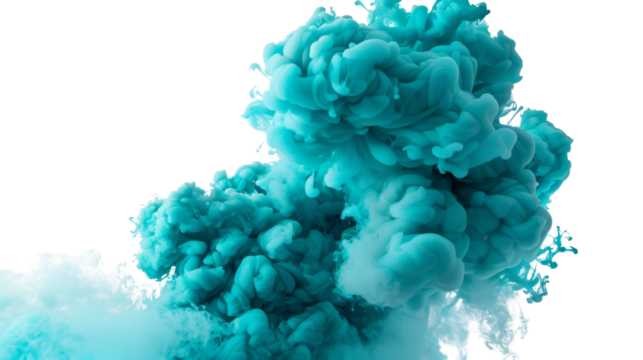 Abstract black in splash, paint, brush strokes, on transparent background