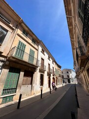 street in the town country (Mallorca)