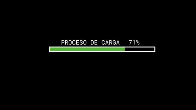 Loading Estado de Carga Battery Green Screen