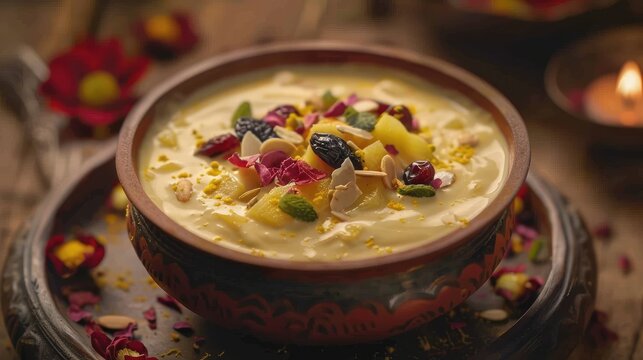 Mixed Fruit Rabdi A Sweet Treat of Condensed Milk and Dried Fruits