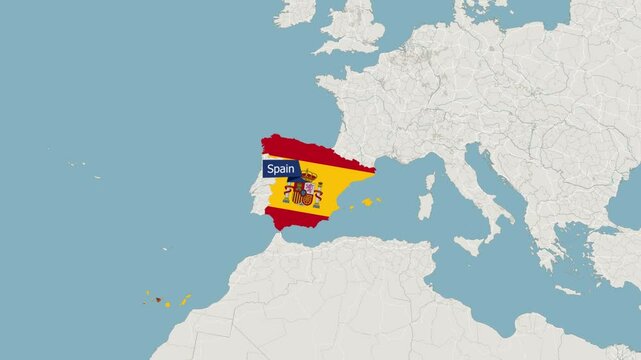 Animated Map of Spain
