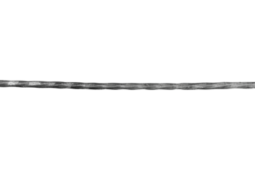 Underground high-voltage cable is isolated on transparent background.