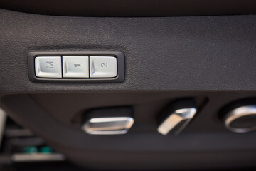 Explore the intricate functions of premium luxury car seat control buttons in detail