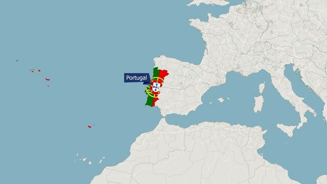 Animated Map of Portugal