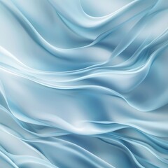 Obraz premium Abstract blue waves of flowing fabric. Smooth, elegant and textured background.
