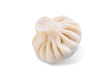 Khinkali on a white isolated background