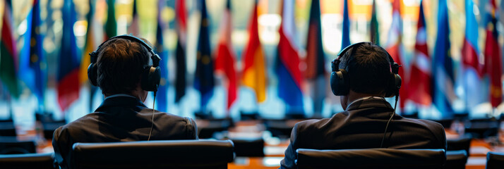 a group of politicians at a conference