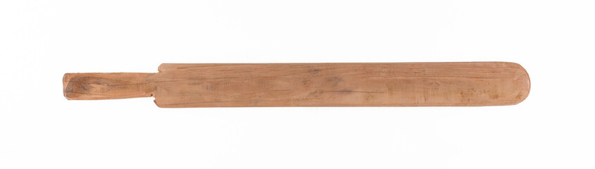 wooden children sword isolated on white background