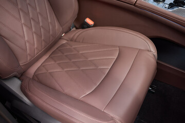 Automotive design with seats, walking shoe textile interior
