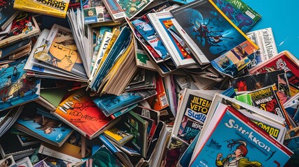 Fototapeta premium bookstack concept