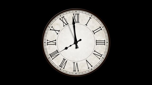 時間が高速で過ぎるループ映像