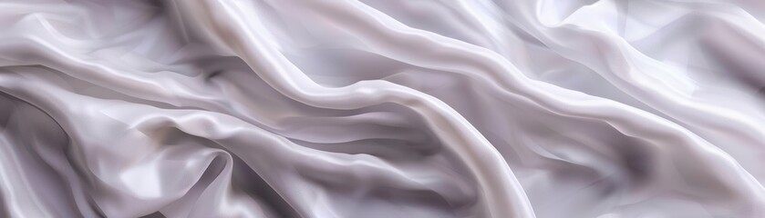 Obraz premium A long piece of black fabric with a shiny texture. The fabric is draped over a surface, creating a sense of movement and depth. The image evokes a feeling of luxury and elegance. 