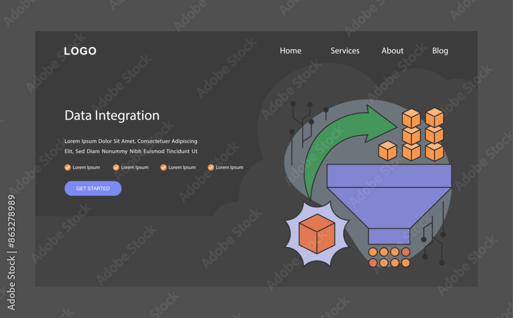 Poster data integration. streamlining diverse data sources into a unified system