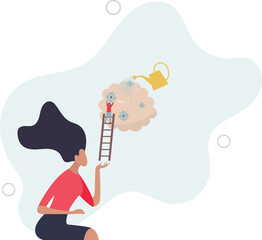 Psychotherapy and psychological support for patient care.Recovery and mental rehabilitation after depression or trauma.flat illustration.