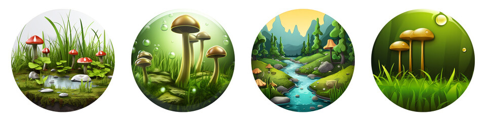 Bogs clipart collection, symbol, logos, icons isolated on transparent background