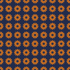 Seamless decorative pattern with flowers wallpaper festive birthday background art decor design for textile, paper	
