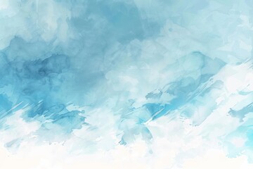 Obraz premium Abstract watercolor background in blue. Abstract watercolor cloud texture in blue.